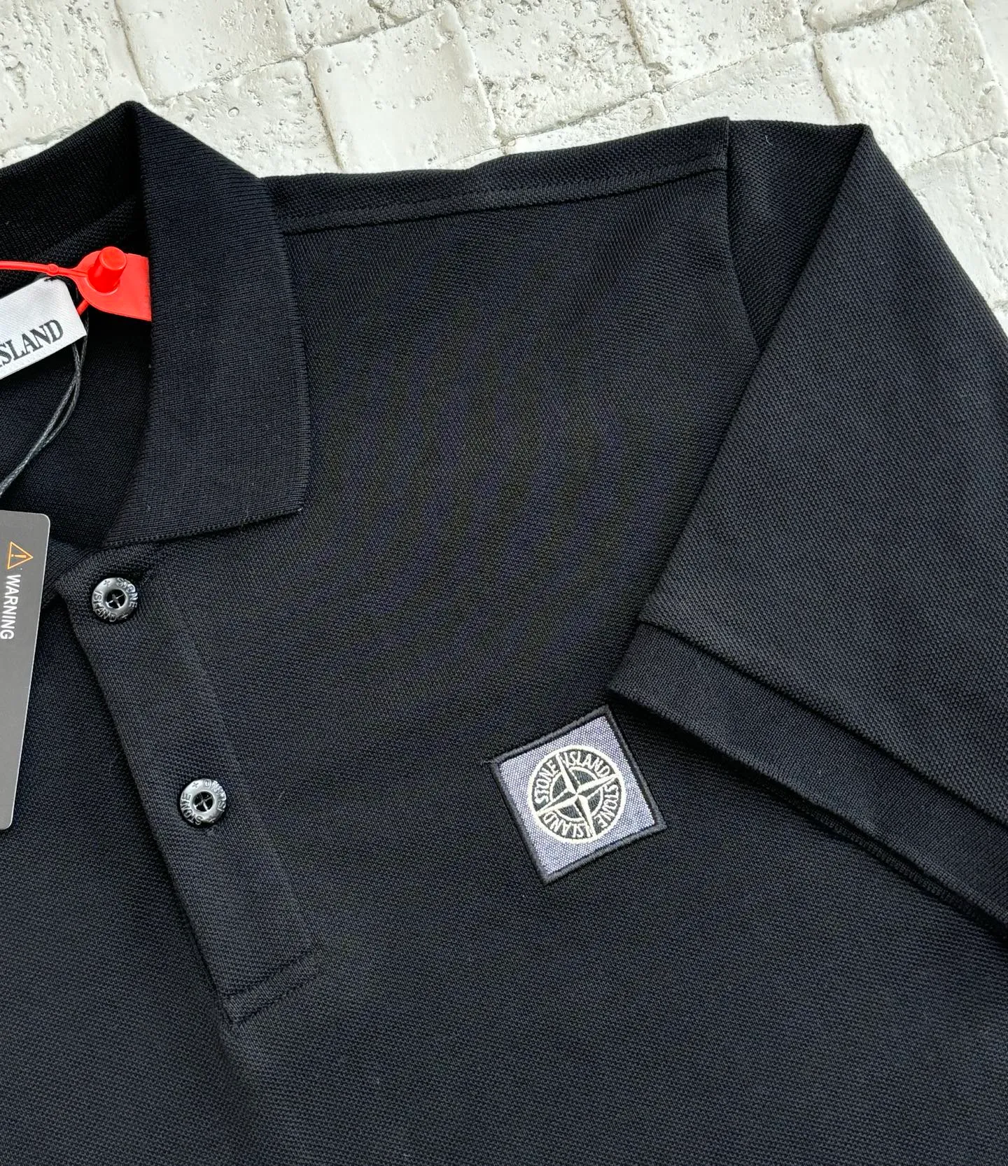 🅿️320 STONE ISLAN*/Stone Island Badge patch embroidery POLO shirt Customized pique pure cotton sateen Breathable air cotton Adopt imported machine patch embroidery technology Use advanced computer control system and precision mechanical components to realize Compass badge embroidery operation, showing an embroidery effect with both clarity and three-dimensionality, the overall line routing is straight and delicate, the fabric is comfortable and soft, and the color is consistent without color difference It can be matched with the same style to create a fashionable look, and can be used in various occasions. Customized accessories, complete with three standards, same style for men and women!  Size：S/M/L/XL
